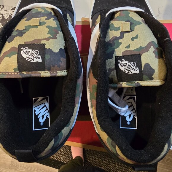 Vans Knu Skool Mens Casual Shoes Camo Green Black VN000D22YJ7 Size 10 NIB - Picture 11 of 13
